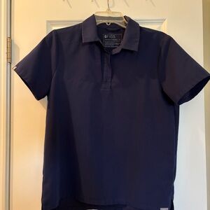 Figs women’s polo style scrub top.